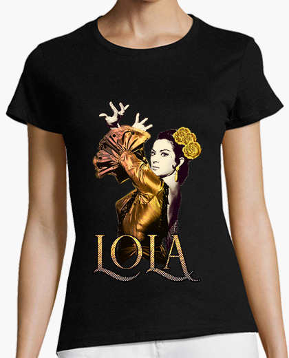 Camiseta Lola Flores La Faraona Oro