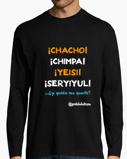 Camiseta LOLASO CHACHO CHIMPA Chico manga...