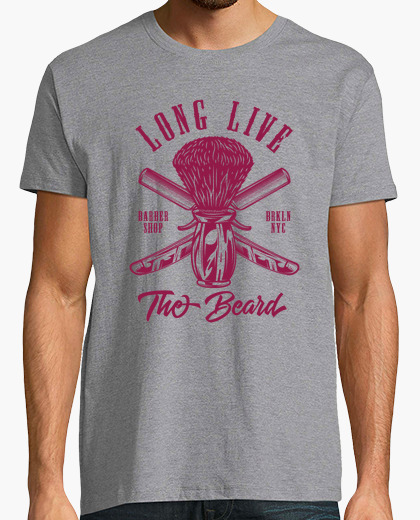 Camiseta Long Live The Beard - ARTMISETAS ART CAMISETAS 
 Camiseta Long Live The Beard- ARTMISETAS ART CAMISETAS