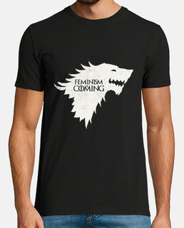 Camiseta manga corta - Feminism is Coming