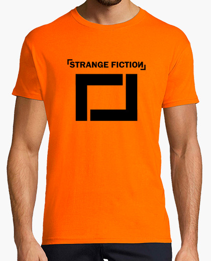 Camiseta Manga Corta Naranja De Chico Logo Color Negro Latostadora