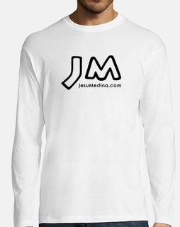 Camiseta Manga Larga Jesu Medina - Logo Negro