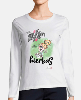 Camiseta manga larga ZenxZen HIERBAS