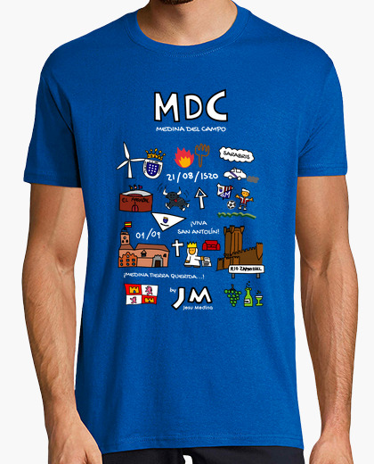 Camiseta Medina del Campo (Texto Blanco) -...