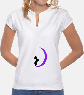 Camiseta mujer bichon y luna