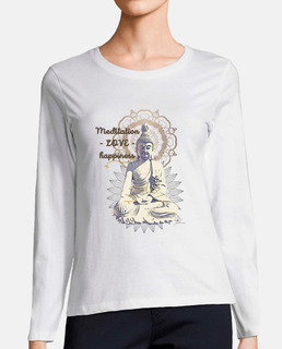 Camiseta Mujer Buda words