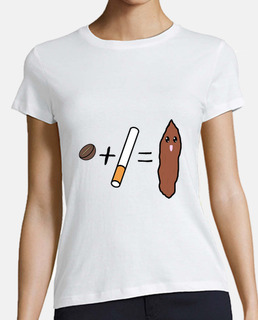 Camiseta mujer Café y cigarro