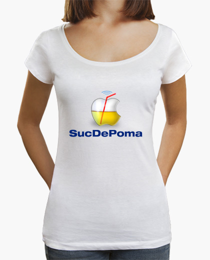Camiseta Mujer, cuello ancho & Loose Fit,...