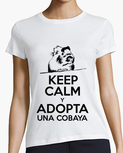 Camiseta mujer Keep calm y adopta una...