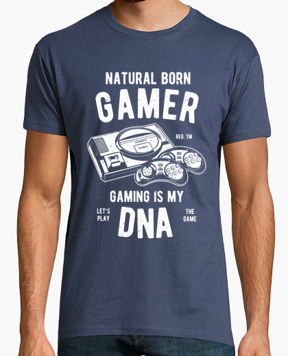 
Camiseta Natural Born Gamer - ARTMISETAS ART CAMISETAS