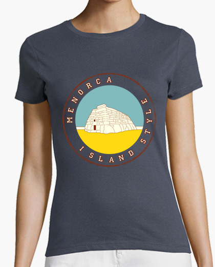Camiseta Naveta Menorca, Mujer