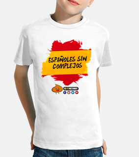 Camiseta niño Españoles sin complejos