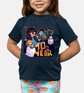 Camiseta (Niño) Minecraft especial 10 años