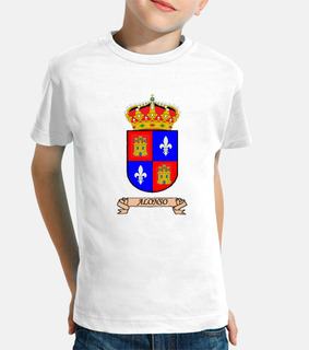 Camiseta niños Escudo Apellido Alonso