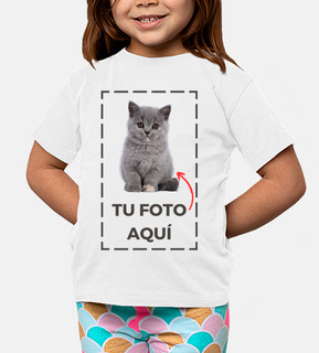 Camiseta niños personalizada con foto