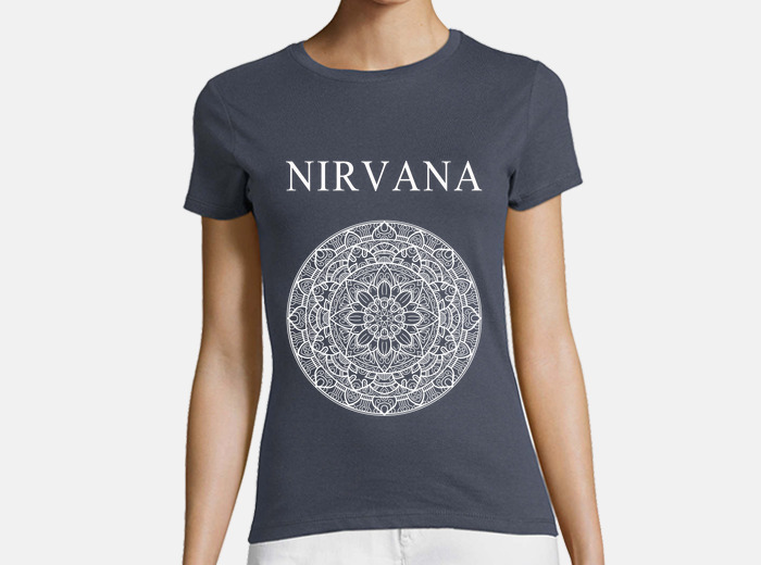 Camiseta top nirvana blanca