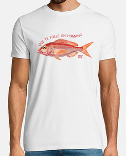 Camiseta pez humano
