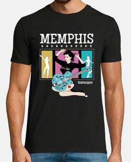 Camiseta Pinup 1950s Rockabilly Memphis