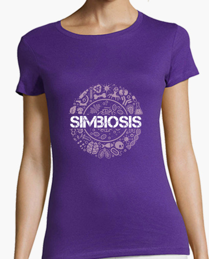 Camiseta Proyecto simbiosis morado