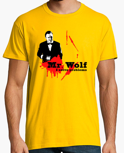 Camiseta Pulp Fiction: Mr. Wolf