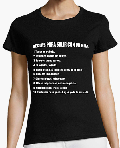 camiseta salir con mi hija