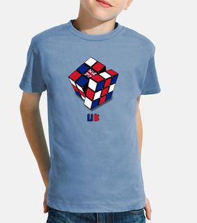 CAMISETA REINO UNIDO KID CUBO 3D BANDERA NOMBRE