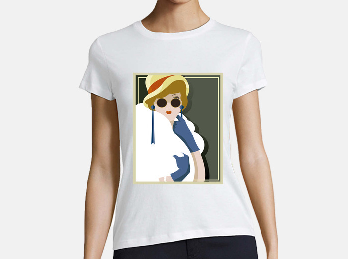 Camiseta retro mujer store