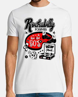 Camiseta Retro Rock Rockabilly Dance Party Rock N Roll 1950s Fifties Sock Hop