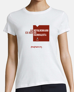 Camiseta RNN fondo claro manga corta mujer