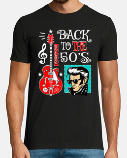 Camiseta Rock N Roll Party Rocker Guitarra Rockabilly Music Vintage 50s