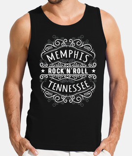 Camiseta Rock Rockabilly Memphis Tennessee USA Retro Rock N Roll 