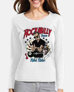 Camiseta Rock Rockabilly Music Psychobilly Vintage Rockers Rock and Roll Bikers