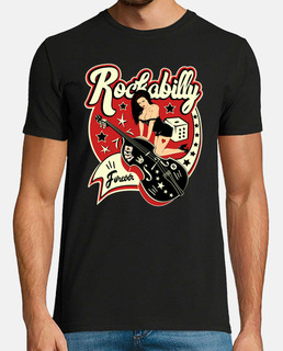 Camiseta Rock Rockabilly Music Retro Pin Up Rockers Rock N Roll
