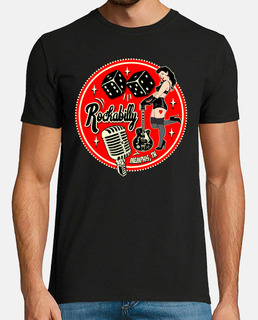 Camiseta Rock Rockabilly Sexy Pin Up Girl Dados Memphis Tennessee Rockers
