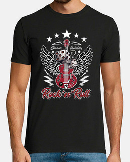 Camiseta Rockabilly 50s Rockers Vintage Guitarras