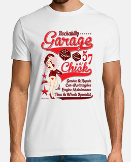 Camiseta Rockabilly Garaje Retro Sexy Pin Up Vintage 50s Rock and Roll