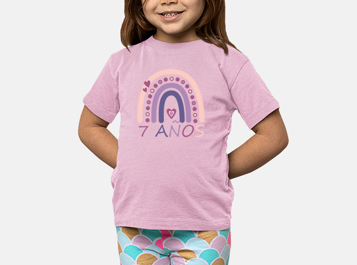 Camisetas para niñas de 7 años 2025
