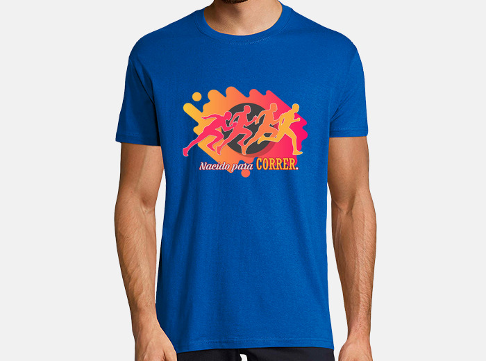 Camiseta running hombre nacido para correr