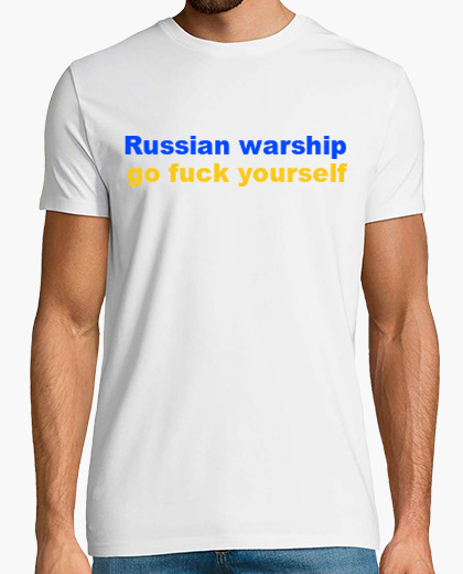 Camiseta russian warship go fuck...