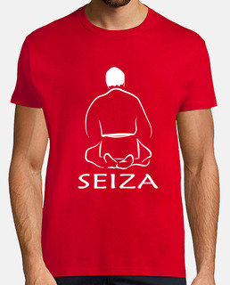 Camiseta Seiza back granate