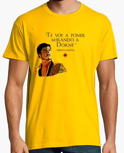 Camiseta Sexy Oberyn Martell - Chico amarillo