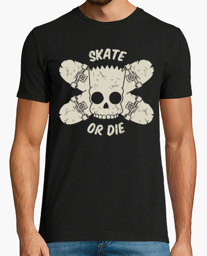 Camiseta Skate or die