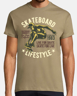 Camiseta Skateboard Lifestyle 1983 San Diego California Skater USA Skate