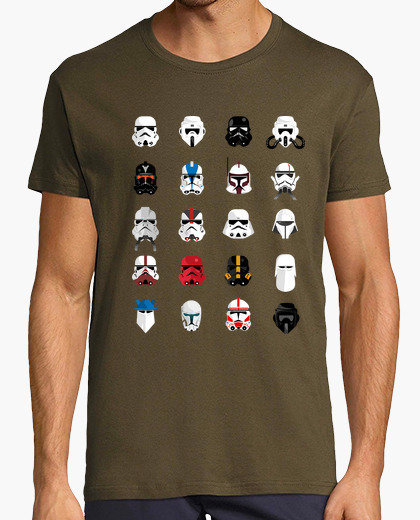Camiseta Star Wars Helmets
