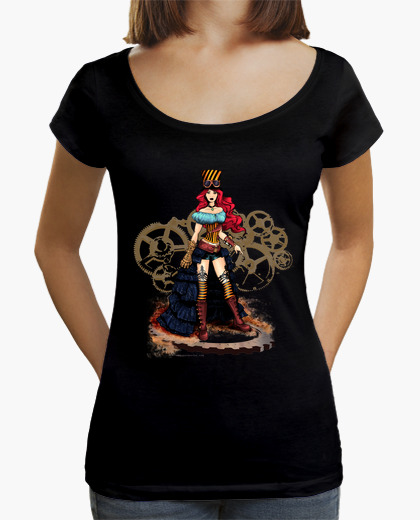 Camiseta Steampunk girl