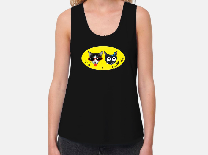 Camiseta tirantes mujer gatitos... |