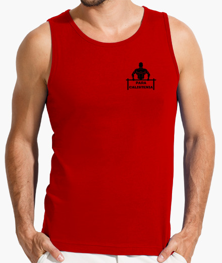 Camiseta Tirantes Red and Black - Hombre