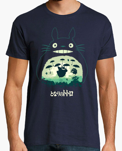 Camiseta Totoro And His Umbrellas