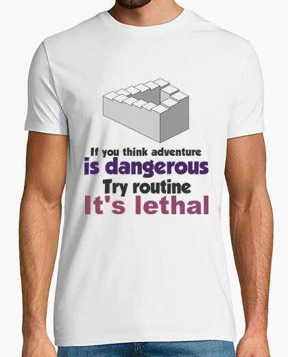 Camiseta Try routine, it is lethal