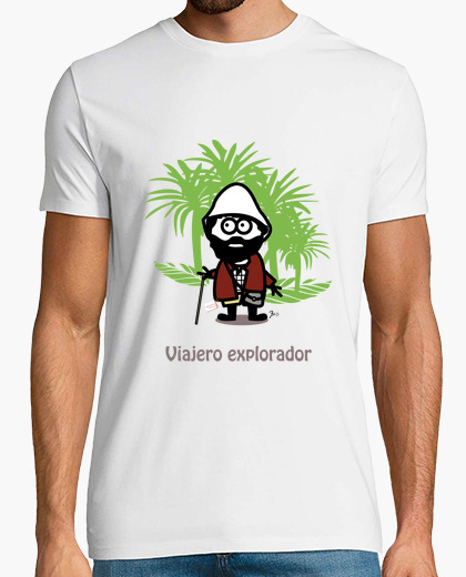 Camiseta Viajero explorador-Hombre, manga...